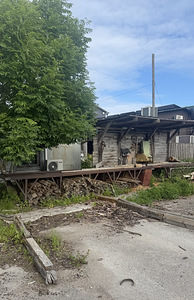 Puidu ristlõikelaud rullkonveieriga / saeliin (1 foto / 5)