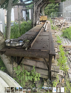 Puidu ristlõikelaud rullkonveieriga / saeliin (3 foto / 5)
