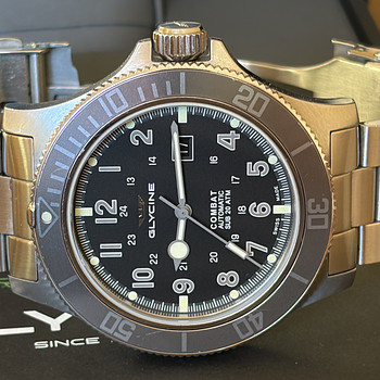 Glycine Combat SUB 48mm Automatic/Near Mint/B&P/Real Combat