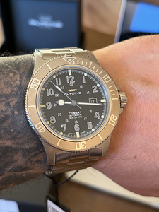 Glycine Combat SUB 48 мм Automatic/Почти как новые/B&P/Real Combat (8 фото из 10)