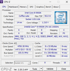 Intel i9 9900k LGA1151 (2 фото из 6)