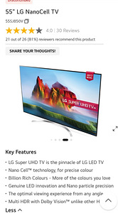 LG 55" SJ850V. (1 фото из 5)