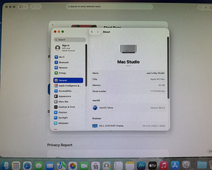 Apple Mac Studio 2023 M2 Max 32/512GB nagu uus! (8 foto / 10)
