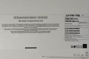 Apple Mac Studio 2023 M2 Max 32/512GB nagu uus! (9 foto / 10)
