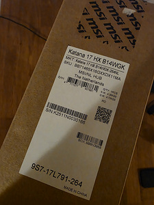 UUS MSI KATANA 17 HX B14WGK (2 foto / 2)