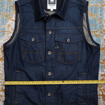 G-Star RAW CROTCH SLIM JKT джинсовый жилет, размер L