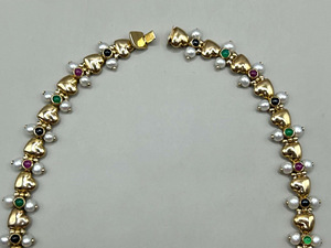 Kullast Itaalia disainer kaelakee (kogukaal ca 55,8 gr) (9 foto / 10)