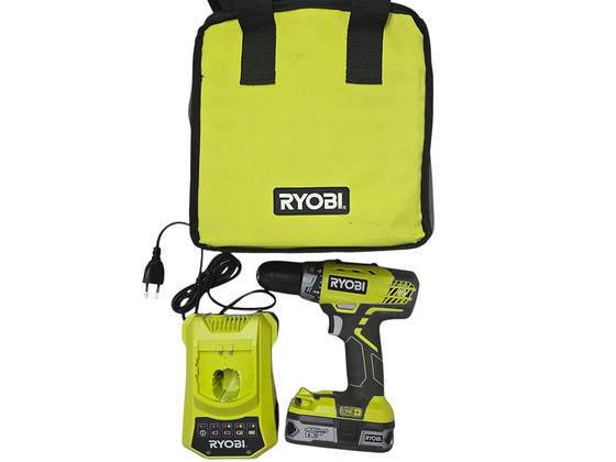 Акудрель Ryobi RCD1802 + 1,5Ач + Зарядка + Сумка