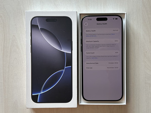 Apple iPhone 16 Pro Max Black Titanium 256GB v heas korras. (8 foto / 8)