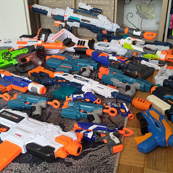 NERF + X-SHOT + Duel Laser Blaster