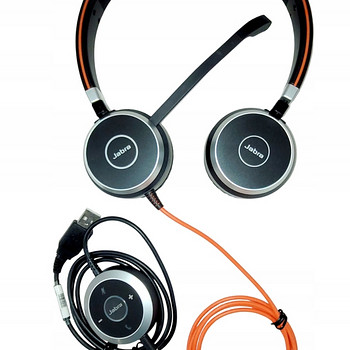 Jabra Evolve 40 Professional Wired Headset, Stereo,