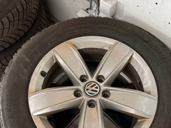 VW диски + шипованные шины Michelin 17” 225/60/R17