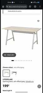 Компьютерный стол IKEA UTESPELARE (2 фото из 2)