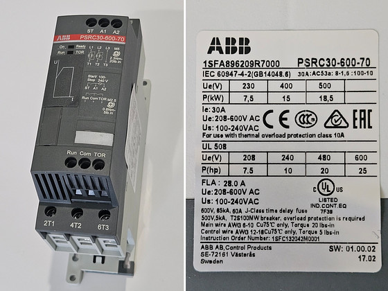 SUJUVKÄIVITI PSRC30-600-70 15kW