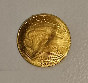 Мини золотые монеты США, UK, ЮАР и Китая (0,15 г) (4 фото из 8)