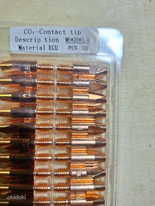 Kontaktsuudmik M6/M8 - 25 / 28 / 30 - 0,8 / 1,0 / 1,2 mm (8 foto / 10)