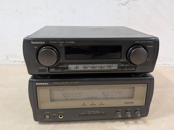 Technics CA1080 võimendi ja tuner, veaga
