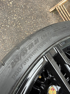 21" диски Porsche Panamera 5x130 + шины Michelin (9 фото из 10)