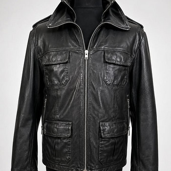Кожаная куртка Superdry L