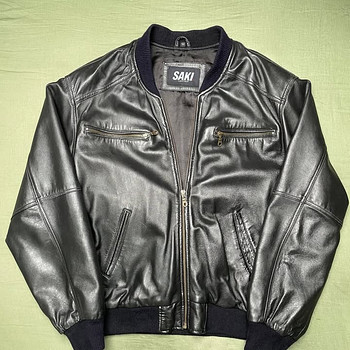 Nahkjope Bomber SAKI L/XL