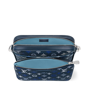 Louis Vuitton Trio Messenger Monogram Shadow , Navy Blue (3 foto / 7)