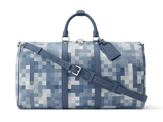 Louis Vuitton Keepall Bandoulière 50 , Denim Blue