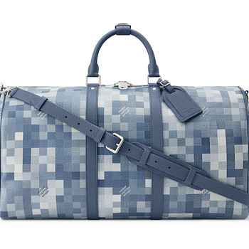 Louis Vuitton Keepall Bandoulière 50 , Denim Blue
