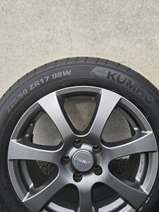 17" 5x112 Audi/VW/Skoda/Mercedes + летние шины 225/50 (6 фото из 7)