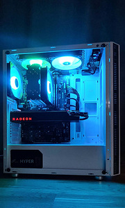 White Assassin! i5-8600K 6C/VEGA 64 8GB/16GB DDR4/ARGB/SSD (7 фото из 10)