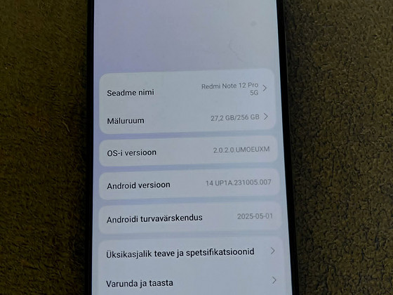 Redmi Note 12 Pro 5G 256 ГБ