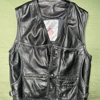 Nahkvest Biker L