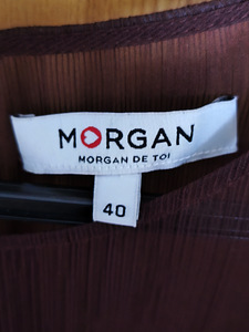 Elegantne bordoopunane kleit Prantsuse brändilt Morgan. M (3 foto / 6)