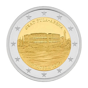 HORVAATIA 2 euro 2025 Grad Pula Arena Mälestusmünt UNC (1 foto / 1)