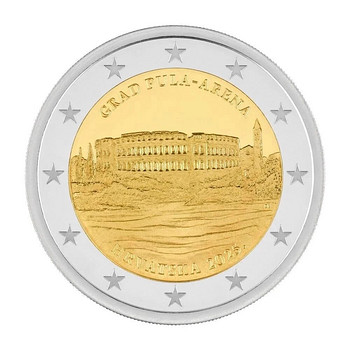 HORVAATIA 2 euro 2025 Grad Pula Arena Mälestusmünt UNC