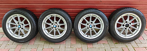 Литые диски BMW 16 5x120 + ламели Hankook 205/55R16 (1 фото из 7)