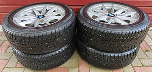 Литые диски BMW 16 5x120 + ламели Hankook 205/55R16 (2 фото из 7)