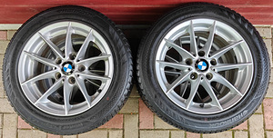 Литые диски BMW 16 5x120 + ламели Hankook 205/55R16 (3 фото из 7)
