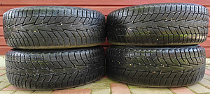 Литые диски BMW 16 5x120 + ламели Hankook 205/55R16 (4 фото из 7)