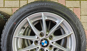 Литые диски BMW 16 5x120 + ламели Hankook 205/55R16 (6 фото из 7)