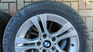 R16" BMW 5x120 Style268 с летними шинами 205/55R16" (6 фото из 7)