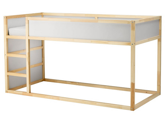 Kahepoolne voodi kura, ikea