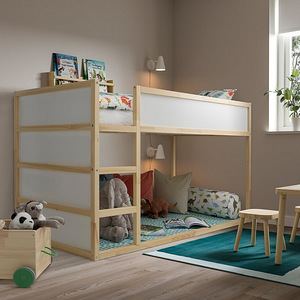 Kahepoolne voodi kura, ikea (8 foto / 8)