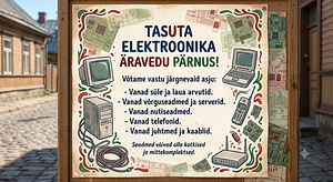 Бесплатный вывоз электроники в Pärnus! (2 фото из 2)