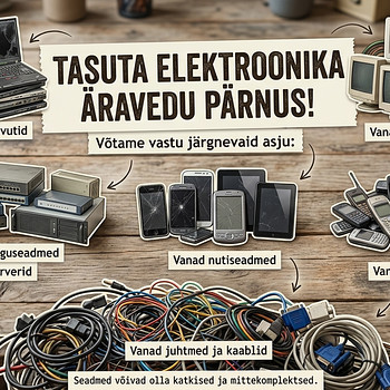 Elektroonika äravedu Pärnus!
