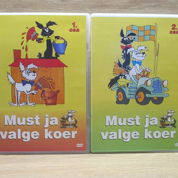 2 DVD-d Must ja valge koer