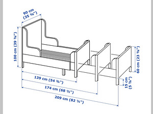 Детская кровать ikea busunge (1 фото из 2)
