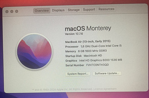 Apple MacBook Air 13" 2015 8GB/128GB. (6 foto / 7)