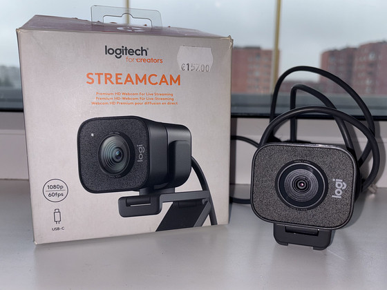Logitech Streamcam 1080p, 60fps + adapter TypeC-USB