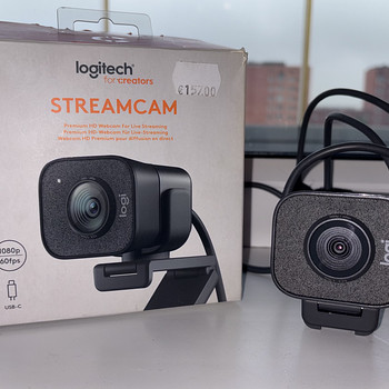 Logitech Streamcam 1080p, 60fps + adapter TypeC-USB