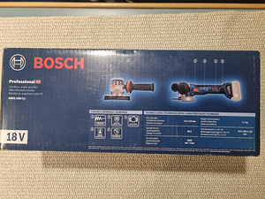 Akuga nurklihvmasin Bosch GWS, 18V-11 (3 foto / 3)